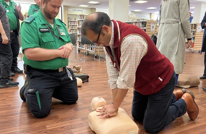 Neil training CPR