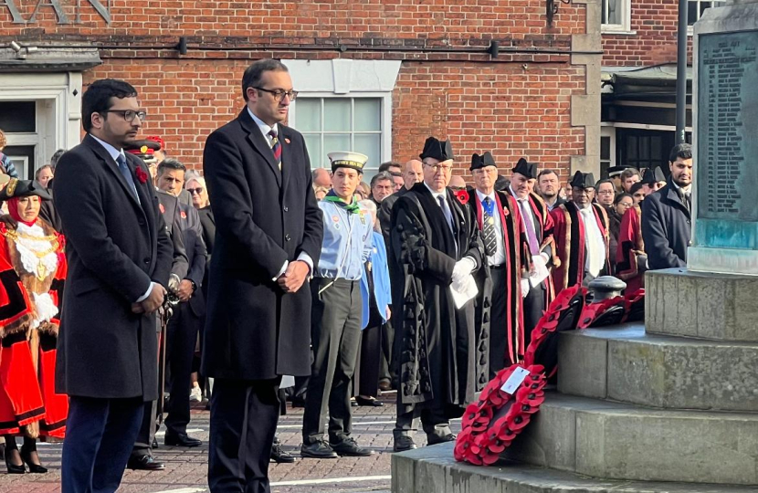 Neil at Remembrance