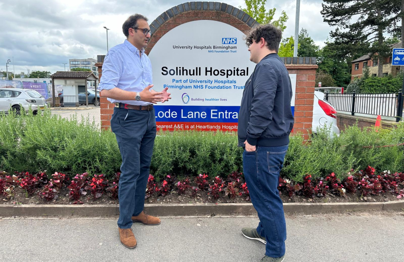 Neil at Solihull Hospital