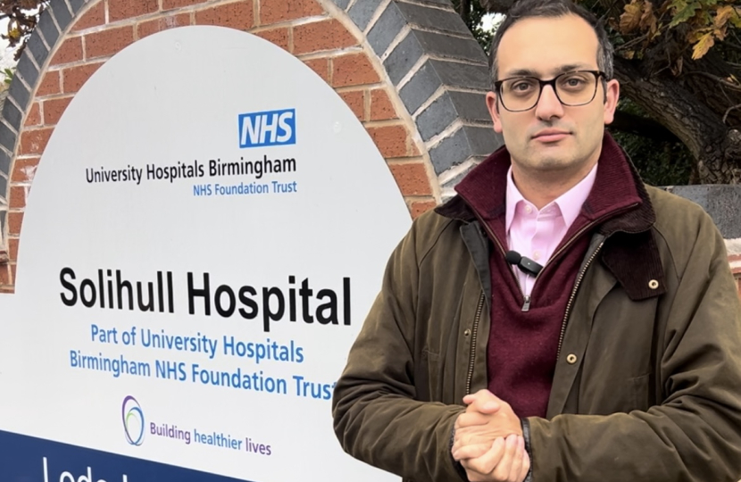 Neil at Solihull Hospital