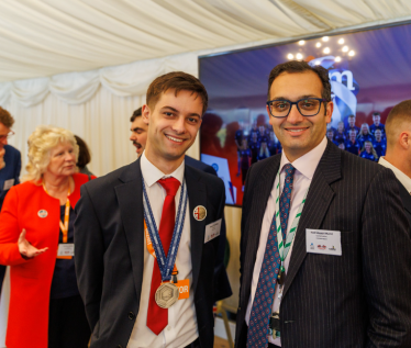 Neil and Harry in Parliament