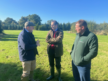 Neil with farmers