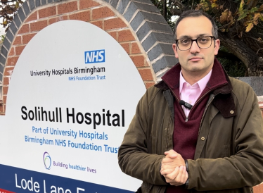 Neil at Solihull Hospital